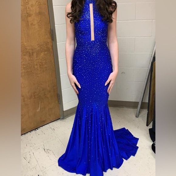 Johnathan Kayne Size 2. super stretchy. GORGEOUS royal blue color! - Picture 2 of 3